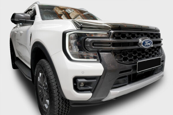 Black Tinted Weather Shields Windows Visors so suit Ford Next-Gen Ranger 2022-On