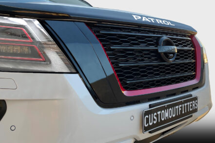 Black & Red Grille to suit Nissan Patrol Y62 Series 5