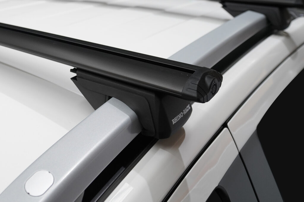 Rhino Rack RX Vortex Bars to suit Ford Ranger Wildtrak Roof Rails Custom Outfitters