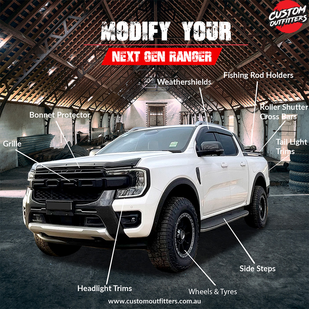 Next Gen Ford Ranger Accessories Custom Outfitters