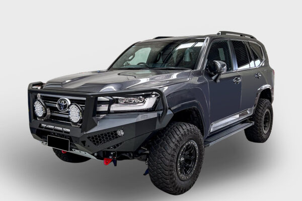 GX is Toyota's latest scalable ladder-frame chassis for four-wheel-drive utes and SUVs, TNGA-F – also used under the LandCruiser 300 Series, Lexus LX, Toyota Tundra and Tacoma, US-market Toyota Sequoia SUV, and the next Prado.
