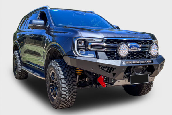 Family Adventurer', 'Tourer', and 'Serious Off-roader' – and each one includes a specific set of aftermarket accessories (covering protection, suspension, lighting and more).