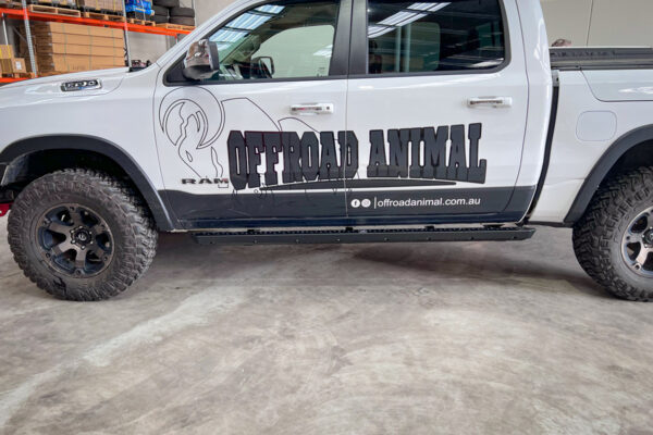 Offroad Animal Rock Sliders Side Steps to suit Dodge Ram 1500 DT 2019-2024 - Image 2