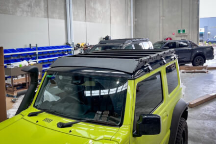 opened the doors to test for any chassis flex, and then attempted to simply drive out of the moguls to see how effectively their four-wheel drive and traction control systems apportion torque to the wheels with traction.
