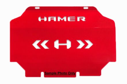 Hamer 1 Piece Red Bash Plate to suit Nissan Navara NP300 D23 2021-2024