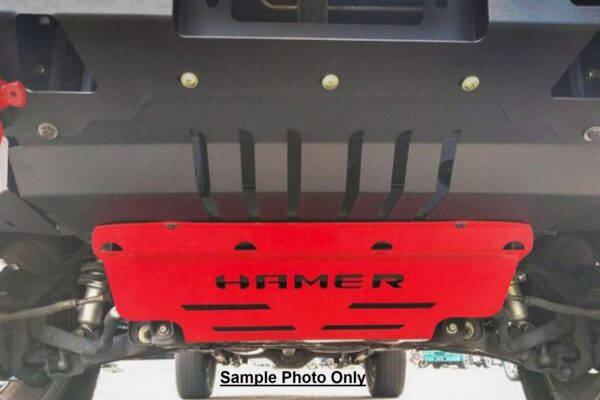Hamer 1 Piece Red Bash Plate to suit Nissan Navara NP300 D23 2021-2024
