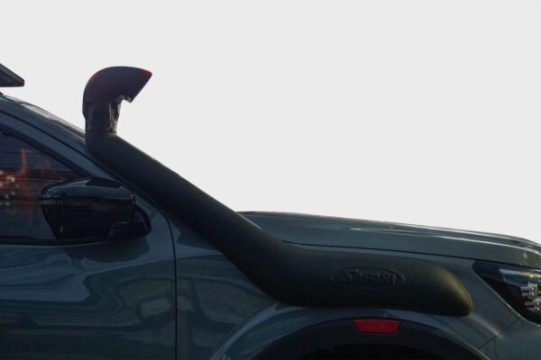 substantial material wall thickness delivers huge physical strength to ensure that the Safari Snorkel to suit the Toyota Hilux 126 Series, breezes through the toughest off-road conditions on the planet.