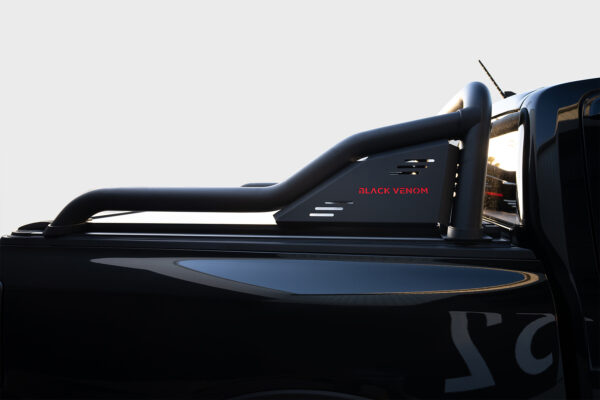 Black Venom Electric Roller Shutter + Black Venom Extended Sports Bar to suit Next Gen Ford Ranger 2022-2024