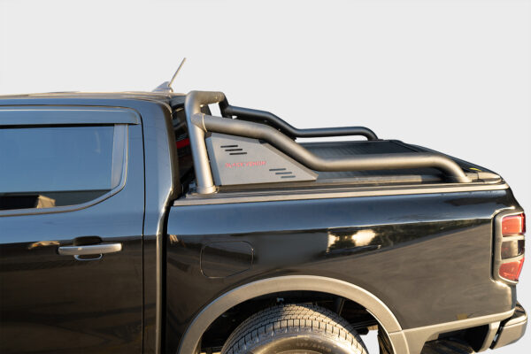 Black Venom Electric Roller Shutter + Black Venom Extended Sports Bar to suit Next Gen Ford Ranger 2022-2024