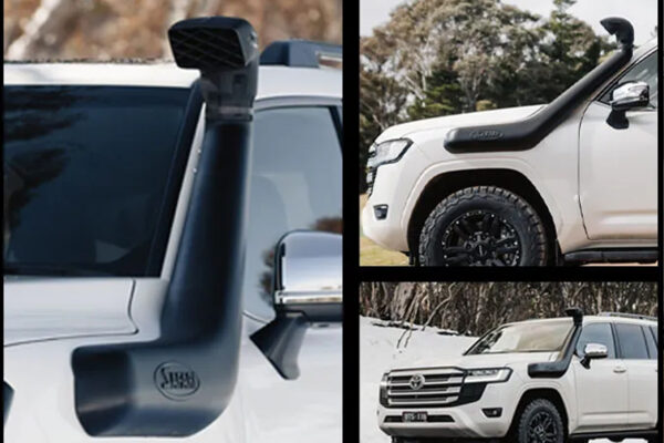air flow demands of the Toyota LandCruiser 300 Series 3.3L V6 Twin-Turbo Diesel (F33A-FTV) Engine, Safari took the decision to design a snorkel system that raised the air intake to prevent ingesting harmful elements to the vehicles air cleaner.