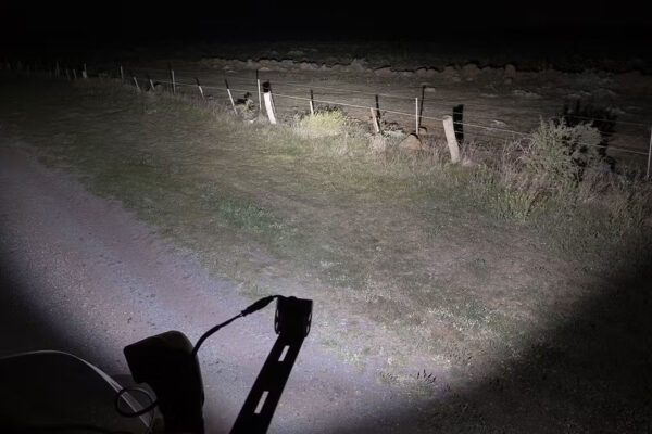 nighttime images as of now but trust me after trying several combinations of beam patterns on both the pod lights I have arrived at the above-stated setup. My aim was always to replicate a beam pattern close to the output of a projector with a Bright spot in the centre and reducing
