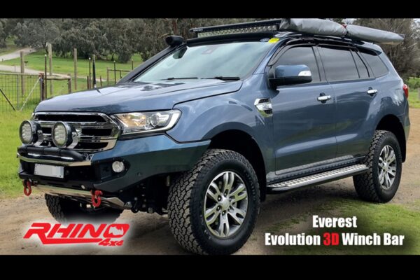 Rhino 4x4 3D Evolution Bull Bar to suit Ford Everest UA2 2018-2022