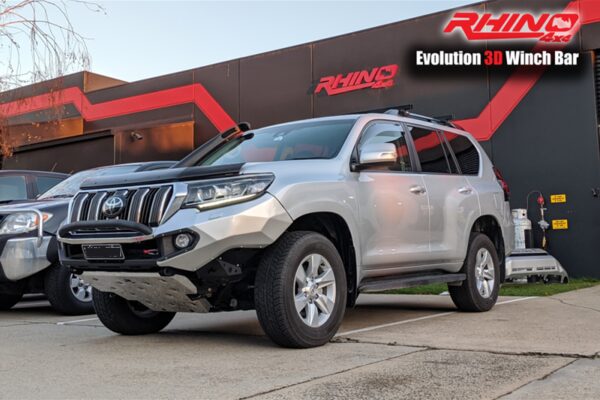 Rhino 4x4 3D Evolution Bull Bar to suit Toyota Prado FJ150 2018-2024