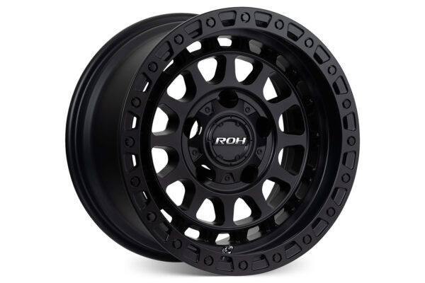 ROH Assault Matte Black 17x9 6/139.7 12 offset Wheel (Each)