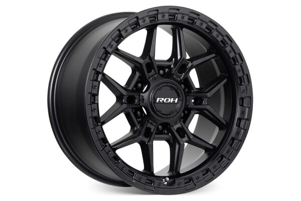 ROH Axe Matte Black 17x9 6x139.7 35offset (Each)