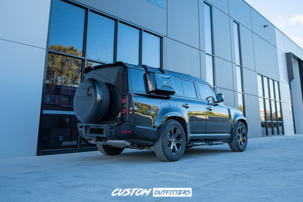 Gloss Black Rear Wing Spoiler Kit to suit Landrover Defender 90/110/130 Series (2021-2025) - Image 2