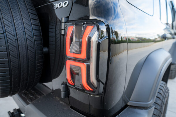 Black Venom Smoke LED TailLights with Sequential Running Light to suit GWM Tank 300 (2022-2024) - Image 2