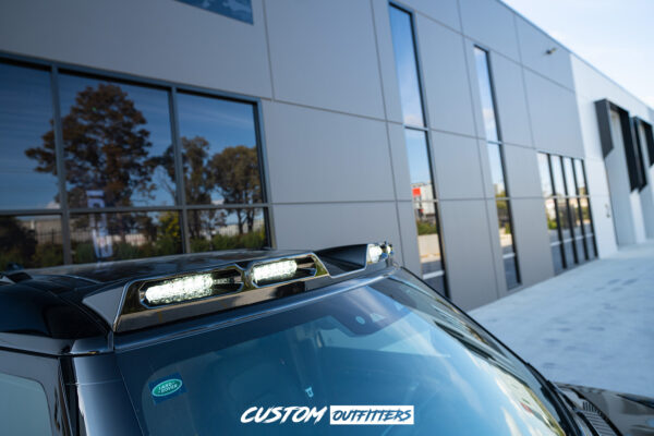 Black Venom LED Roof Pod Lights to suit Landrover Defender 90/110/130 Series (2021-2024) - Image 2