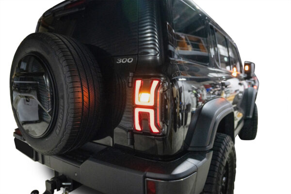Black Venom Smoke LED TailLights with Sequential Running Light to suit GWM Tank 300 (2022-2024) - Image 5