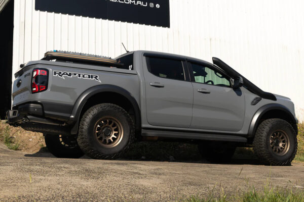 Next Gen Ford Ranger Raptor 2022-2025 4 Inch Black Exhaust Tip Conversion Kit - Image 7