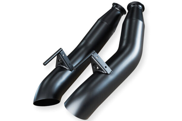 Next Gen Ford Ranger Raptor 2022-2025 4 Inch Black Exhaust Tip Conversion Kit - Image 2