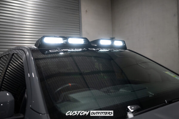 Black Venom LED Roof Pod Lights to suit Ford Ranger Raptor 2018-2021