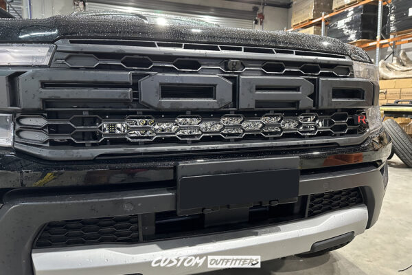 VIKOR Midnight Edition Double Row LED Light Bar to suit Next Gen Raptor Grille 2022-2024 - Image 3