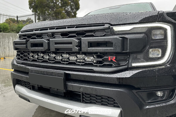 VIKOR Midnight Edition Double Row LED Light Bar to suit Next Gen Raptor Grille 2022-2024