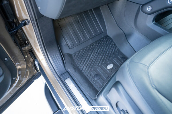 Premium Black Rubber Floor Mats to suit Landrover Defender 110 Series & 130 Series 2021-2025 (V8, HSE, SE) - Image 8
