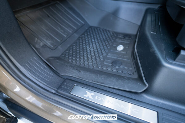 Premium Black Rubber Floor Mats to suit Landrover Defender 110 Series & 130 Series 2021-2025 (V8, HSE, SE) - Image 7