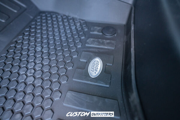 Premium Black Rubber Floor Mats to suit Landrover Defender 110 Series & 130 Series 2021-2025 (V8, HSE, SE) - Image 4