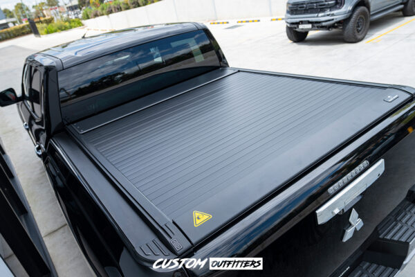 Black Venom Electric Roller Shutter to suit Mitsubishi Triton MV Dual Cab (2024+)