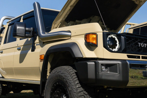 Toyota Landcruiser 70 Series Fabulous Black Snorkel Kit (FACELIFT MODELS) - Image 7