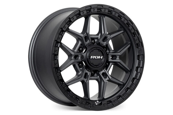 ROH Axe Graphite 17x9 6/139.7 12 offset Wheel (Each)