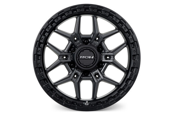 ROH Axe Graphite 17x9 6/139.7 12 offset Wheel (Each) - Image 4