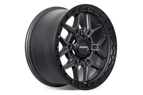 ROH Axe Graphite 17x9 6/139.7 12 offset Wheel (Each) - Image 3