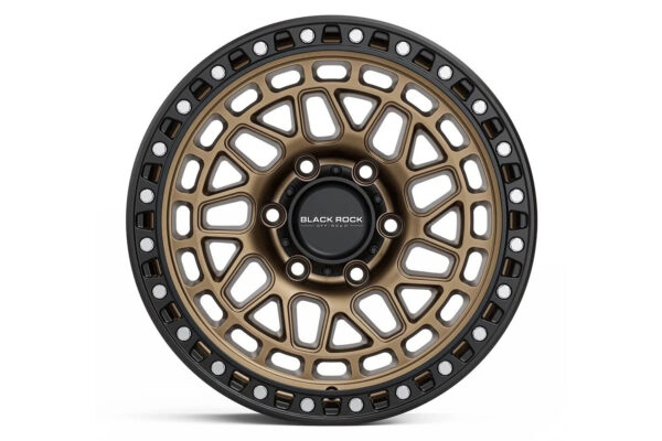 Black Rock Fury Dark Bronze Black Ring 17x9 6/139.7 (Each) - Image 3