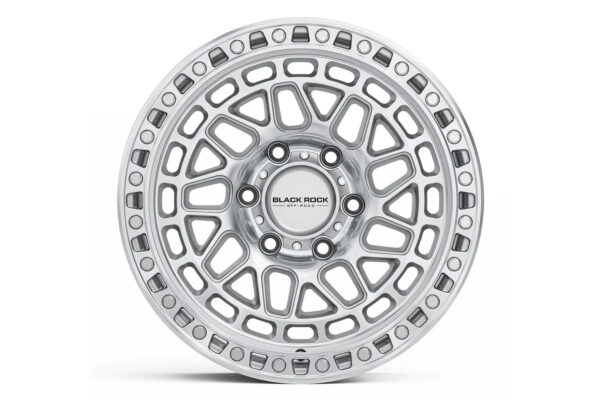 Black Rock Fury Machined Black Ring 17x9 6/139.7 (Each) - Image 3