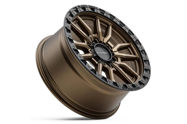 Black Rock Rambler Dark Bronze with Black Ring 17x9 6/139.7 (Each) - Image 2