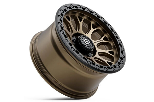 Black Rock Spider Dark Bronze with Black Ring 17x9 6/139.7 (Each) - Image 2