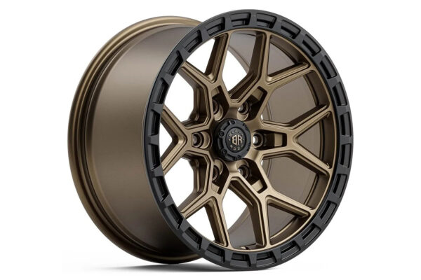 Black Rock Viper Dark Bronze with Black Ring 17x9 6/139.7 (Each)