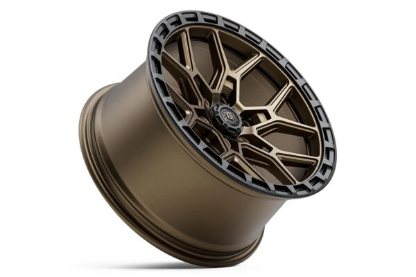 Black Rock Viper Dark Bronze with Black Ring 17x9 6/139.7 (Each) - Image 2