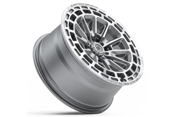 Black Rock Vortex Silver Machined 17x9 6/139.7 (Each) - Image 3