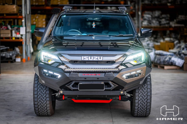 Hamer King Series (Low Loop) Bull Bar for Isuzu Dmax 2024+ - Image 4