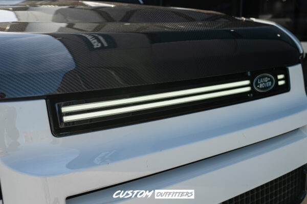 Black Venom LED Grille Kit to suit Landrover Defender 90/110/130 Series (2021-2025)