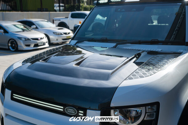 Black Venom LED Grille Kit to suit Landrover Defender 90/110/130 Series (2021-2025) - Image 5