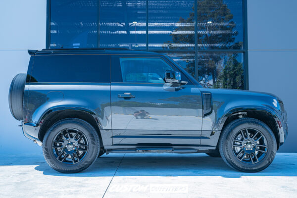Black OE Style Running Board Side Steps to suit Landrover Defender 90 Series 2021-2025 - Image 5