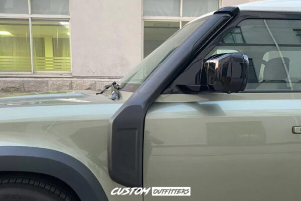 Matte Black Raised Air Intake Snorkel l Landrover Defender L663 2020-2025