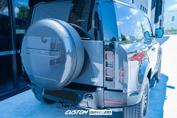 Carpathian Grey Spare Wheel Cover to suit Landrover Defender 90/110 Series (2021-2025) - Image 4