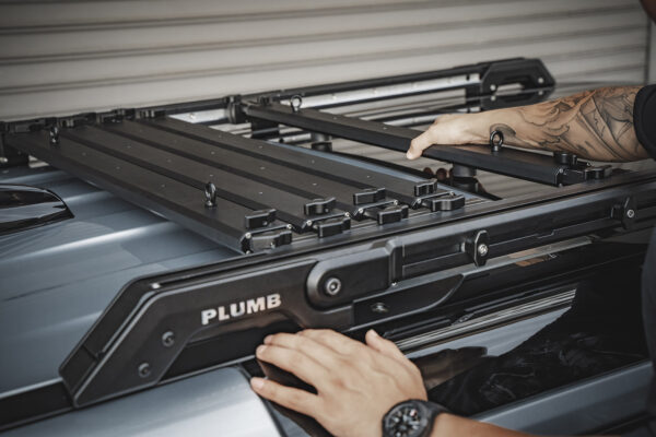 Plumb l Landrover Defender 110 Multi Functional Full Length Roof Rack Kit - Image 6